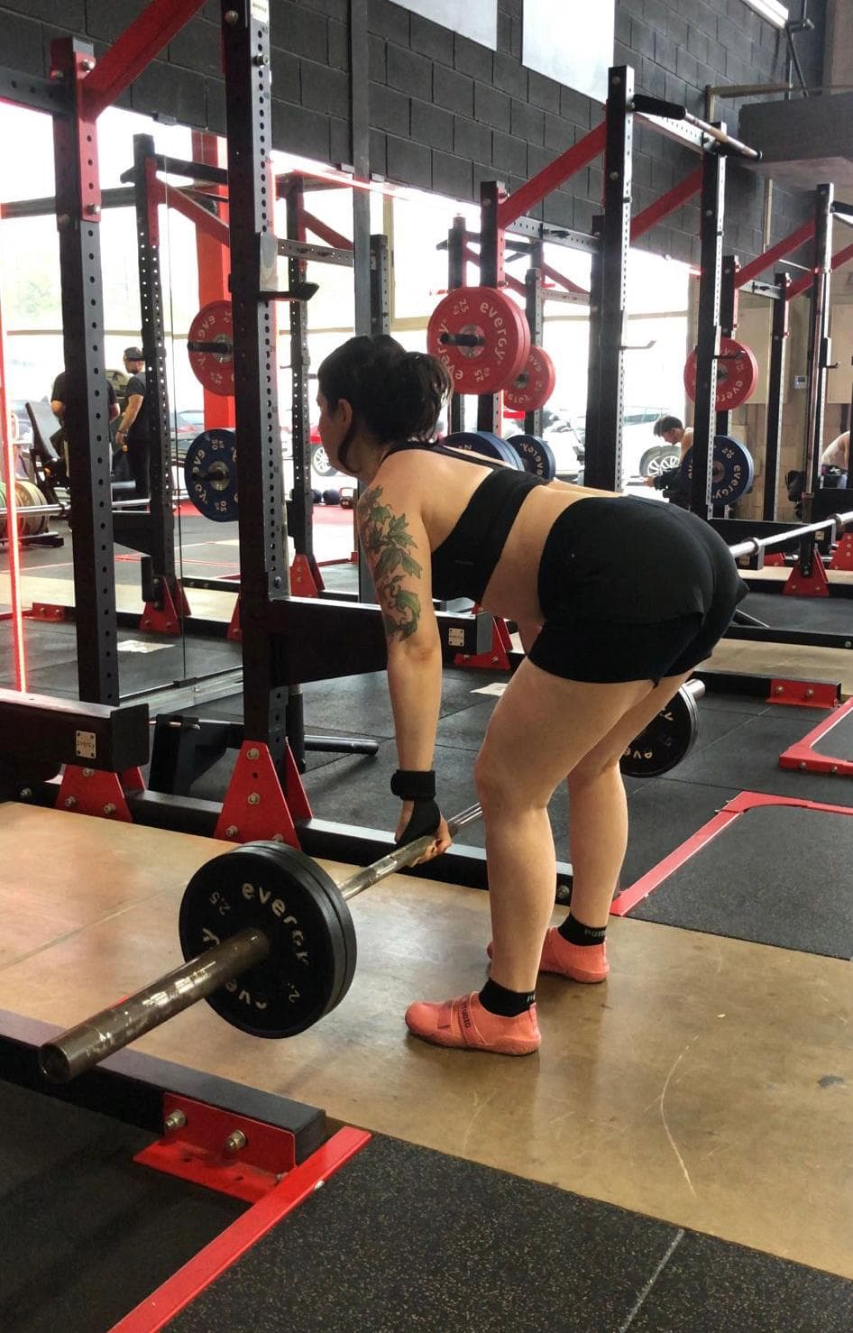 Noelia Gallardo - Nutricionista y Entrenadora Personal entrenando